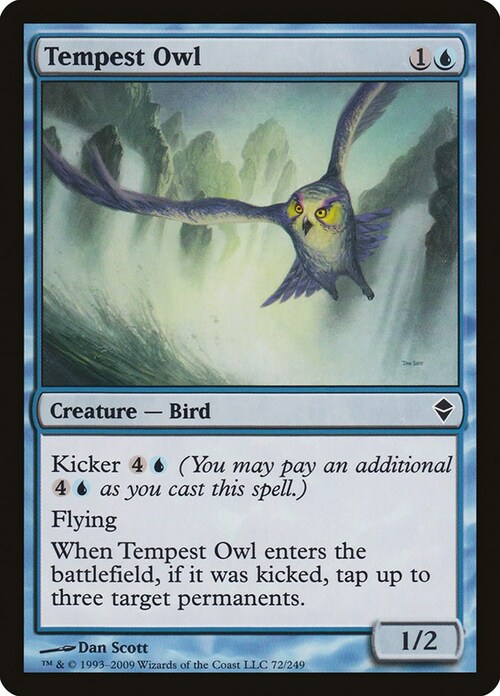 Tempest Owl Card Front