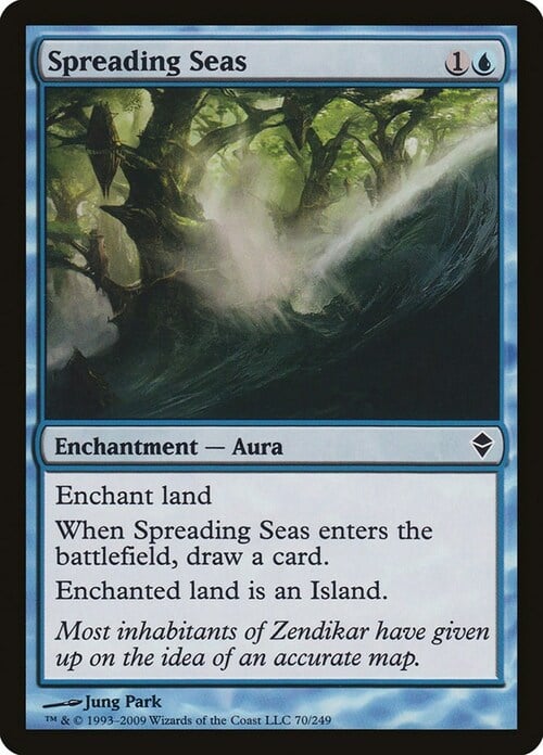 Spreading Seas Card Front