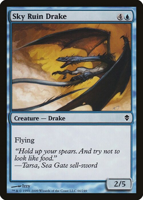 Sky Ruin Drake Card Front