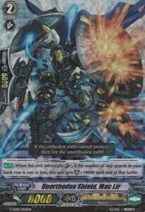 Unorthodox Shield, Mac Lir [G Format] Card Front