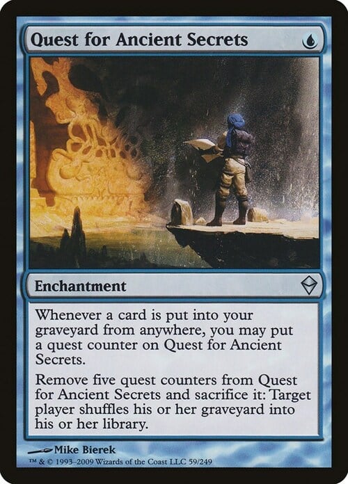 Quest for Ancient Secrets Card Front
