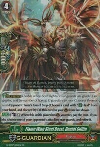 Flame Wing Steel Beast, Denial Griffin [G Format] Card Front
