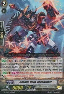 Cosmic Hero, Grandrifter Card Front