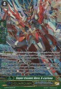 Super Cosmic Hero, X-carivou Card Front