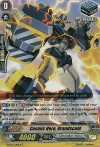 Cosmic Hero, Grandscold [G Format] Card Front