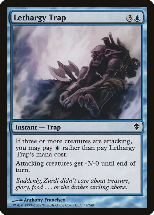 Lethargy Trap Card Front