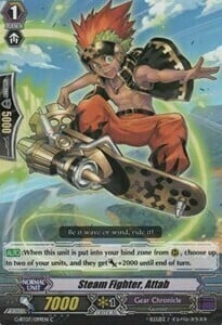 Steam Fighter, Attab [G Format] Card Front