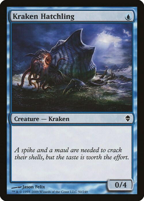 Kraken Hatchling Card Front