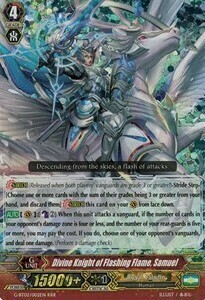 Divine Knight of Flashing Flame, Samuel Card Front