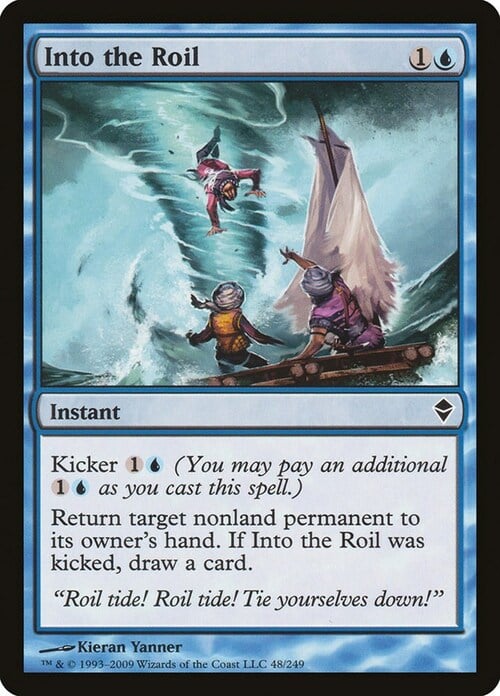 Into the Roil Card Front