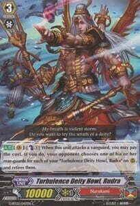 Turbulence Deity Howl, Rudra Card Front
