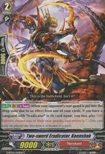 Two-sword Eradicator, Koenshak Card Front