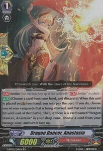 Anastasia, Danzatrice Drago Card Front