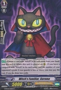 Witch's Familiar, Kuroma [G Format] Card Front