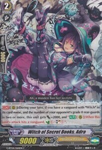 Witch of Secret Books, Adra [G Format] Card Front