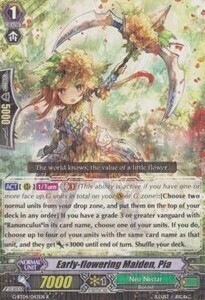 Early-flowering Maiden, Pia [G Format] Card Front