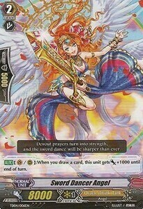 Sword Dancer Angel Card Front