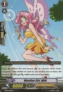 Weather Girl, Milk Card Front