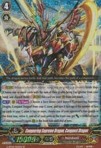 Conquering Supreme Dragon, Conquest Dragon Card Front