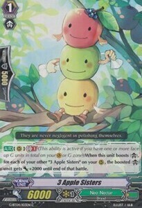 3 Apple Sisters [G Format] Card Front