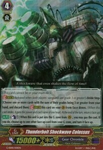 Thunderbolt Shockwave Colossus Card Front