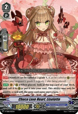 Choco Love Heart, Liselotte Card Front