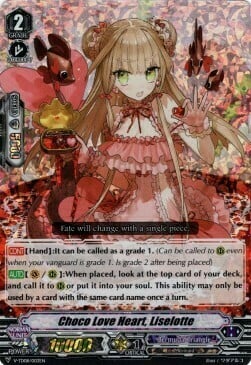 Choco Love Heart, Liselotte Card Front