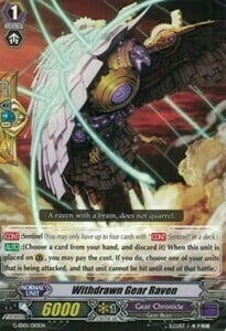 Withdrawn Gear Raven Card Front