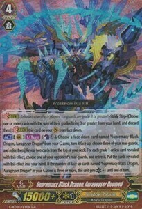 Supremacy Black Dragon, Aurageyser Doomed [G Format] Card Front
