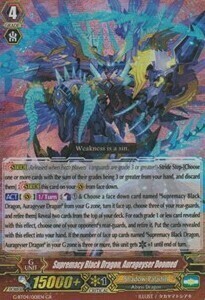 Supremacy Black Dragon, Aurageyser Doomed Card Front