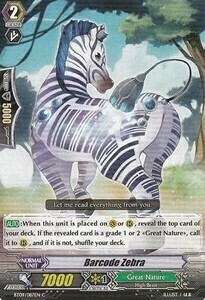 Barcode Zebra [G Format] Card Front