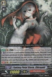 Fantasy Petal Storm, Shirayuki [G Format] Card Front