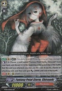 Fantasy Petal Storm, Shirayuki Card Front