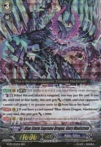 Blue Storm Supreme Dragon, Glory Maelstrom Card Front
