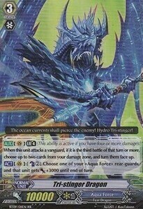 Tri-stinger Dragon Card Front