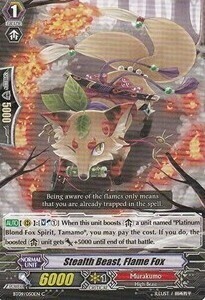 Stealth Beast, Flame Fox Card Front