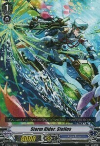 Storm Rider, Stelios [V Format] Card Front