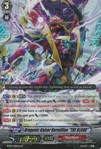 Dragonic Kaiser Vermillion "THE BLOOD" Card Front