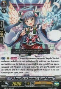Regalia of Amulets, Expel Angel [G Format] Card Front