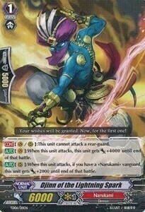 Djinn of the Lightning Spark Card Front
