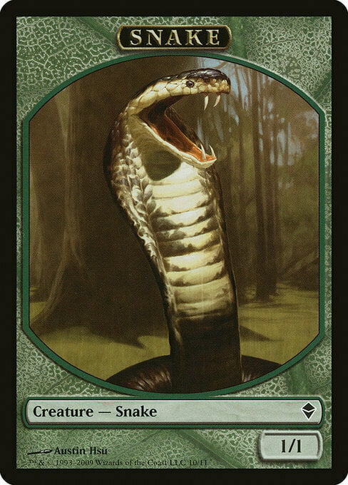Snake Card Front