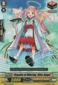 Regalia of Offering, Offer Angel [G Format] Card Front