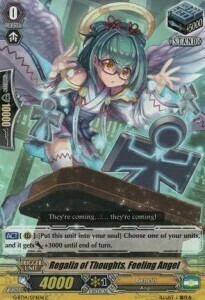 Regalia of Thoughts, Feeling Angel [G Format] Card Front