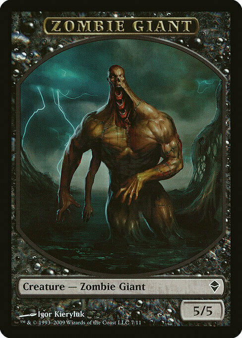 Zombie Giant Card Front