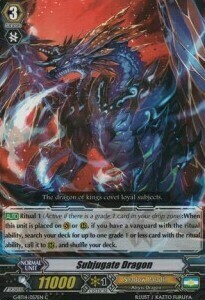 Subjugate Dragon Card Front