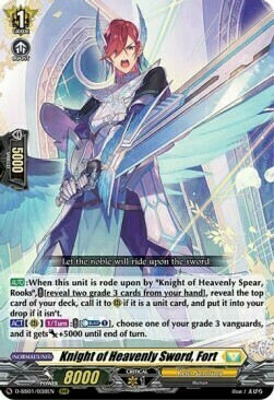 Knight of Heavenly Sword, Fort [D Format] Card Front