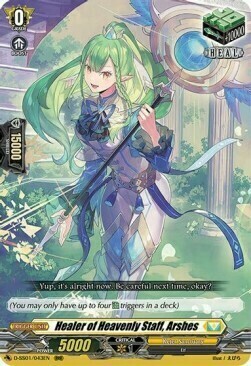 Healer of Heavenly Staff, Arshes [D Format] Card Front