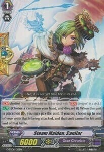 Steam Maiden, Sanilar Card Front