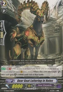 Gear Goat Loitering in Ruins Card Front