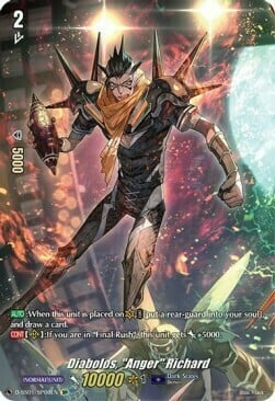 Diabolos, "Anger" Richard Card Front